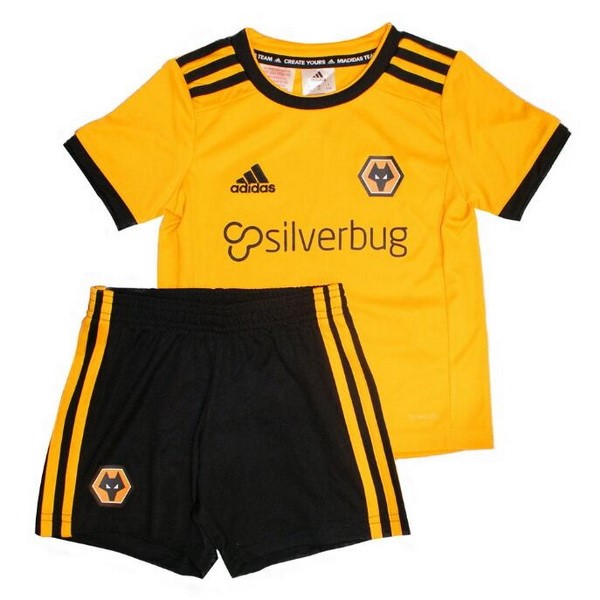 Camiseta Wolves Primera equipación Niños 2018-2019 Amarillo